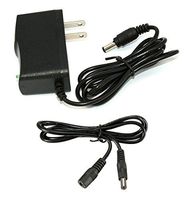 DC 6V 1A Power Supply with 5.5MM x 2.1MM Plug, Includes 3 Foot Extension Cable