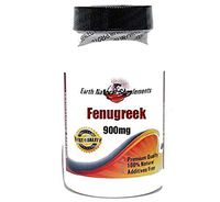 Fenugreek 900mg * 200 Capsules 100% Natural - by EarhNaturalSupplements