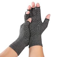 Healifty Arthritis Gloves Half Finger Gloves Pressure Gloves Size L