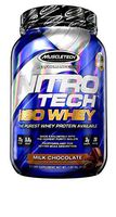 MuscleTech NitroTech Iso Whey Isolate Protein Powder, 25g of Whey Protein Per Scoop - The Purest Whey Protein Formula Available - Milk Chocolate, 27 Servings, 28.8 oz