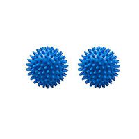 Hard PVC Dryer Balls Laundry Balls,Reusable,7cm in Diameter,Blue (2)