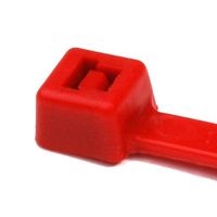 Hellermann Tyton T18R2HALM4 High Temp Cable Tie, 4" Long, 14lb Tensile Strength, PAHL, Red (Pack of 1000)