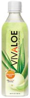 Vivaloe Honeydew Flavor Aloe Beverage All Natural Aloe Vera Juice, 16.9 fl. oz./500 ml, 12 Count