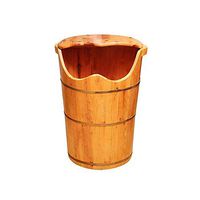 Foot Tub,Foot Spa Wooden Tub, Household Foot Bath Barrel, Sauna Bucket Wooden Foot Bath, with lid。