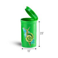 Watercolor Snail Animal First Aid Case Pill Container ID 4362G