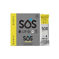 SOS Hydration Electrolyte Replacement Powder Drink Mix, Doctor Formulated for Sport, Travel, Illness and Hangover, Keto, Fast-Dissolving, Supplement Stick Packets- Citrus (20 Count)