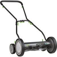 Earthwise 1816-18EW 18-Inch 5-Blade Push Reel Lawn Mower, Grey