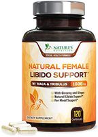 Female Libido Supplement Pills w Maca & Tribulus 1000mg - Excitement, Desire & Energy Support Vitamins for Women with B12, Red Panax Ginseng, Horny Goat Weed, Dong Quai & Gingko - 120 Veggie Capsules