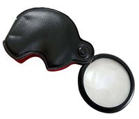 MAXIMIZE 2 Inch Diameter, Swivel-Type Pocket Magnifier With 3X Power, And Flexable Leatherette Case - MG541