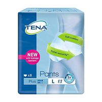 Tena Pants Plus Large 8 per pack