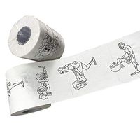 Freesa Toilet Paper Bath Tissue Toilet Tissue Aids Paper Towels Napkin 1 Rolls Ultra-Soft Toilet Roll Tissue 3 Ply Comfortable Creative Fun Toilet Roll Paper Hand Towels for Bathroom Kitchen (d)