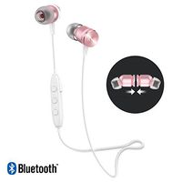 Iluv Metal Forge Air Inner Ear Bluetooth Stereo Sport Headphones (Rose Gold) with Mic and Multimedia Function