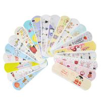 Band-Aid Band Adhesive Bandages, 100PCS Waterproof Creative Patterns Bandages Cute Cartoon Band Aid for Kids