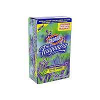 Clorox Fraganzia Fabric Softener Dryer Sheets | Scented Laundry Dryer Sheets for Great Smelling Clothes | Beautiful Lavender Scent Laundry Sheets, 105 Count - 6 Pack