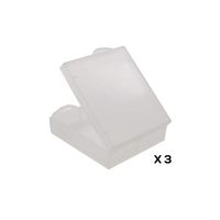 3pcs Plastic Protective Storage Case Holder for Hero 4 AHDBT-401