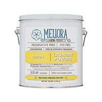 Meliora Cleaning Products Laundry Powder, 512 HE Loads (256 Standard Loads) (Lemon)