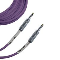 Ploynk 1/4 to 1/4 mono TS Instrument Straight Patch Cable 50 FT foot long Purple