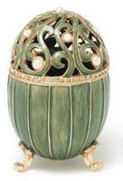 Katherine Russian Egg Fragrance Lamp by Alexandria