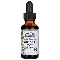 Swanson Valerian Root Liquid Extract (Alcohol and Sugar-Free) 1 fl Ounce (29.6 ml) Liquid