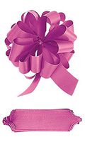 Fuchsia Pull Bows - 5 1/2"W x 20 Loops - Pack of 50