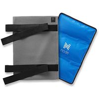 Node Fitness Hot and Cold Therapy Pack - 12" x 18" Reusable Gel Ice Compress with Cover and Strap