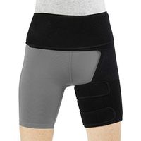Dobene Compression Wrap for Groin Hernia Support Men Hip Wraps Pain Leg Brace Thigh Pull On Reaqer Injury Pulled Sciatic Relief Products Women Nerve Piriformis Hamstring