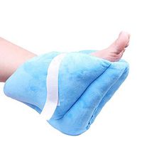 Wenosda Heel Protector Pillow Foot Support Pillows Feet Cushion Pad Soft Adjustable Ankle Protectors for Keeping Warm & Relieve Bed Sores (1PC, Blue)