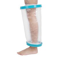 Leg Cast Cover, Adult Clear Waterproof Leg Cast Protector for Shower & Bath, CE&FDA Approved(48cm)