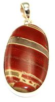 Sterling Silver Red Desert Jasper Pendant Jewellery PEND421