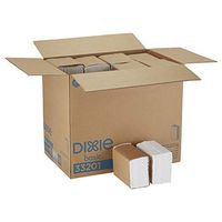 Dixie Basic Tall-Fold 1-Ply Dispenser Napkin Refill (Previously HyNap) by GP PRO (Georgia-Pacific), White, 33201, 250 Napkins Per Pack, 40 Packs Per Case