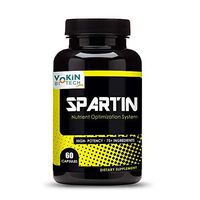 Vokin Biotech Spartin Testosterone Booster Supplements with Tribulus Terrestris Extract, Safed Musli -60 Capsules
