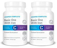Cooper Complete - Basic One Multivitamin with Iron - Daily Multivitamin and Mineral Supplement with Iron - 120 Day Supply