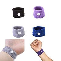 4 Count Anti Nausea Wrist Band Acupressure Motion or Morning Sickness
