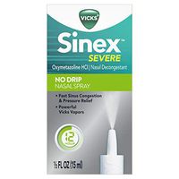 Vicks Sinex Severe No Drip Sinus Congestion Nasal Spray, 0.5 fl oz - with Powerful Vicks Vapors