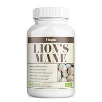 Vitapia Lion's Mane 1000mg per Serving - 60 Veggie Capsules - Vegan and Non-GMO - Lion's Mane Extract - Supports Immune System, Cognitive Health, Powerful Antioxidant, Anti-inflammatory