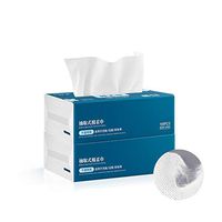 Pure Cotton Tissue Facial Cotton Tissue Baby Cotton Tissue Durable Multipurpose Cotton Wipes Disposable Face Towel Dry or Wet Wipes-2Pack(200 Count)