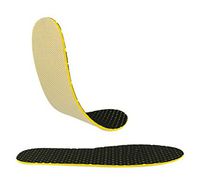 Gentle Meow 6 Pack Unisex Sports Athletic Shoes Insoles Breathable Hollow Mesh Insoles Black