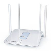 WISE TIGER Ac WiFi Router Extender Combo 1200Mbps Long Range Internet Router Extended Pro with 4 LAN Ports Fast Setup Just 3 Minutes