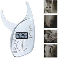 Kindes Digital Body Fat Measuring Caliper LCD Monitor Electronic Fat Analyzer Body Fat Monitors 11 x 6.5cm