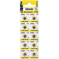 Vinnic L626-C10-Ag4 Alkaline Manganese Button (Pack Of 10) Cells