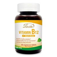 Lovita Vitamin B12 1000mcg, cyanocobalamin, 60 timed-Release Tablets