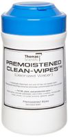 Thomas 2060 Deionized Water Premoistened Clean Sterile Wipe, 6" Length x 9" Width, 100 Wipes per Canister