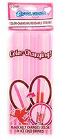 Cool Change Valentines Day Color Change Straws
