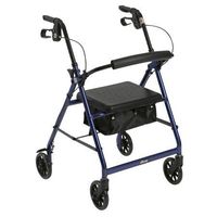 McKesson Push-Button Aluminum Crutches with Euro-Style Clip - 350 lbs. Capacity - 8 Each / Case - 14083880