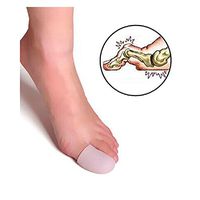 Dr.Pedi 5 Pair Big Toe Gel Toe Caps Pads reathable Silicone Gel Big Toe Sleeves for Ingrown Toenail