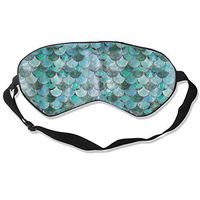 COLOMAKE Mermaid Scale Sleep Eye Mask for Men Women Sleeping Mask & Blindfold Block Out Light Soft Comfort Eye Shade Cover for Yoga Meditation