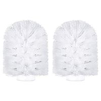 IXO Toilet Brush Head 2 Pack, Plastic Replacement Brush Head
