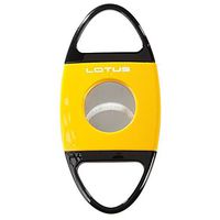 Lotus Jaws Serrated Cigar Cutter - Yellow & Black