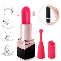 Rechargeable Lipstick Massager, Waterproof Personal Wireless with Multi Speed Powerful Full Body Massage, Head, Neck, Back
