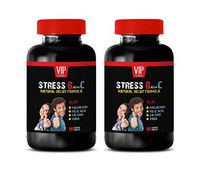 Mood Diary - Stress B and C Vitamin Complex - Anxiety Relief - Mood Lifter - Natural - pantothenic Acid and folic Acid - 2 Bottles (180 Tablets)